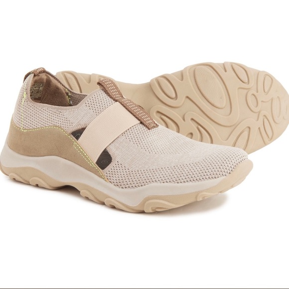 NIB Earth Origins Tanvi 8W 9W Knit Trail Slip On Sneaker Sand White Fabric - Picture 14 of 14